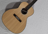 Byron custom -solid LG parlor body guitar- L00 style natural solid top- small  travel guitar