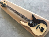 Custom Yin Yang Deluxe Monarch 4 Pau Amarillo Fodera Bass Guitar Electric 4 String Yin Yang Bass