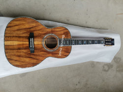 OOO45 acoustic parlor all solid koa custom shop handmade building acoustic guitar-8sounds music
