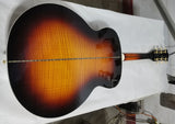 SJ200 Jumbo Electric Acoustic Guitar- Handmade- Maple flame