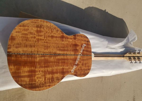 6 String all solid wood Jumbo Acoustic Guitar-43 Inches-Custom