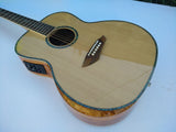 new custom Byron OM body sanders wood solid acoustic electric guitar