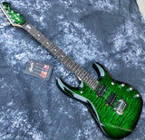 New green flame maple Guitar Factory + music man JP electric John Petrucci signature Musicman electric guitar