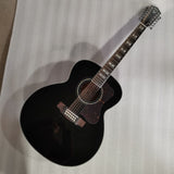12 String- Jumbo Acoustic Electric Guitar-F512-Black Gloss-Guild Style
