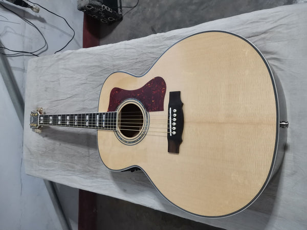 Jumbo 6 String Acoustic Electric Guitar- F50 Vintage- Natural Gloss