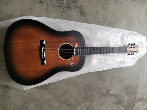 8sounds custom shop DSS-15M All solid mahogany J45 handmade building guitar