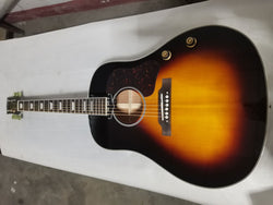 160e style- Byron 40 inches- solid sikta spruce wood top- sunburst -acoustic electric guitar