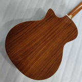 koa wood-12 strings-soft cutaway-fully Byron customize guitar 40 inches-flame maple