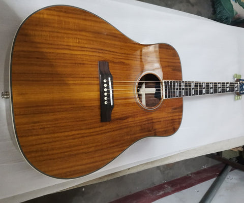 koa dreadnought hummingbird electric acoustic guitar 41 inches guitar