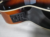 Super Jumbo Acoustic Electric Guitar-Left Handed-Sunburst-Byron SJ200 standard