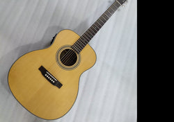 OOO28 acoustic guitar-eric clapton signature  OOO guitar herringbone binding -built-in presys blend 301 pickups-folk guitar